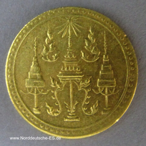 Thailand Goldmünze 8 Baht Thai Tot Rama V 1894