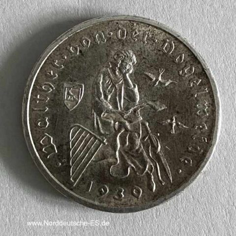 Deutsches Reich 3 Reichsmark Walther von der Vogelweide 1930 J