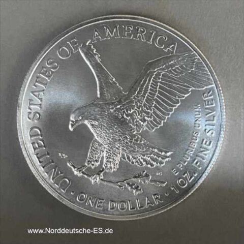 USA American Eagle 1 oz Silbermünze 1 Dollar Typ II 2021