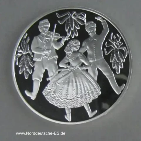 Österreich 500 Schilling Silber Gedenkmünze Pannonische Region 1994