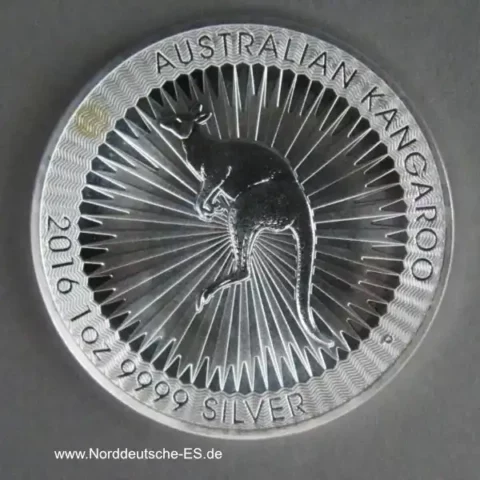 Australien 1 Dollar Kangaroo 2016 Silber 1 oz Privy Mark W16